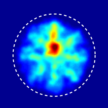 Heat map of fixations